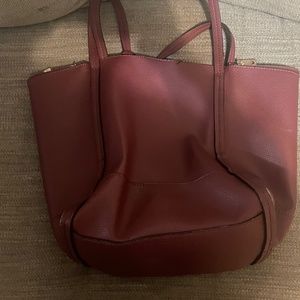 Guess Burgundy Tote